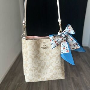Coach Mollie Bucket Bag 22 In Signature Canvas